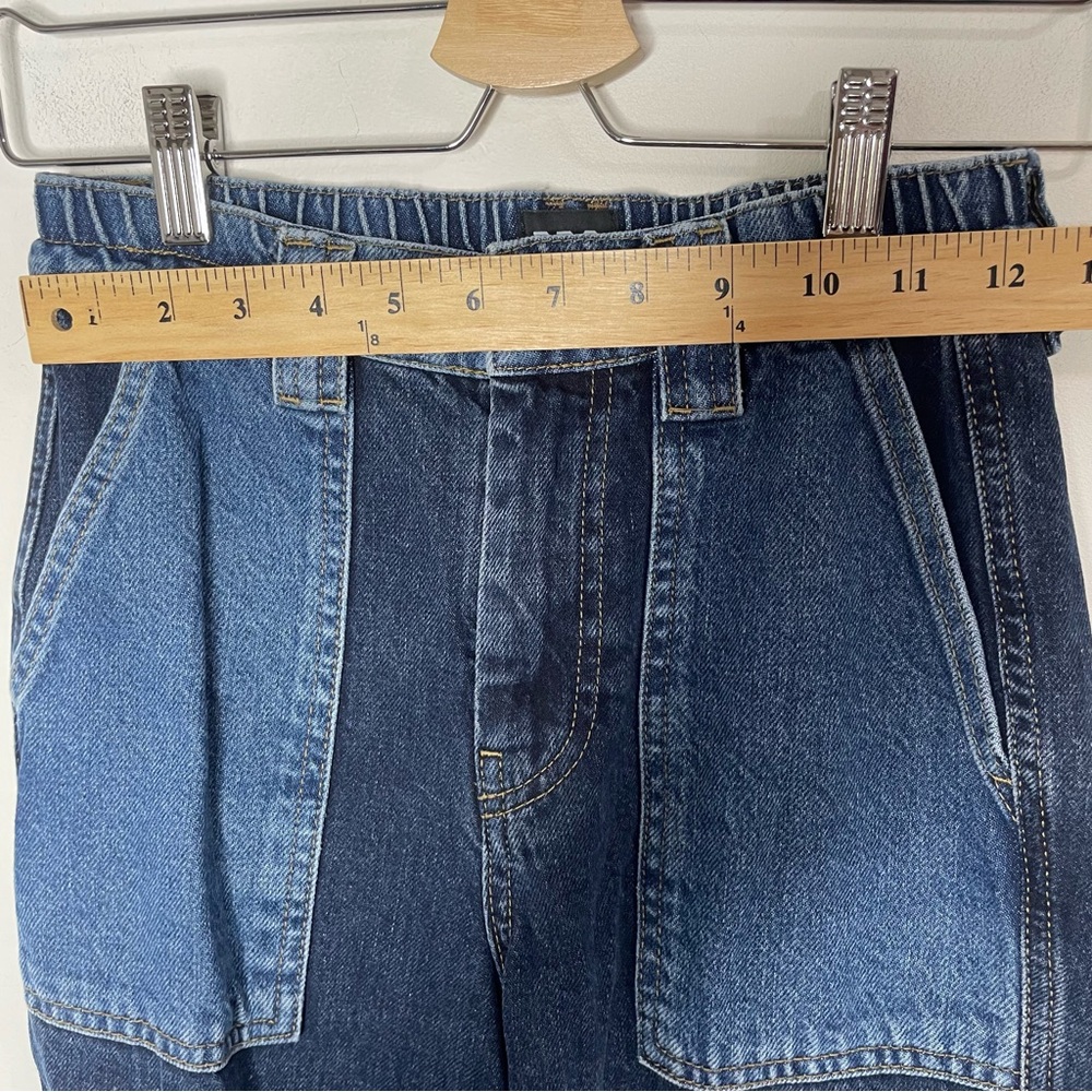 Urban Outfitters BDG High Waist Skate Jean 25W x 32L Cargo Wide Leg Baggy Denim - Picture 10 of 15